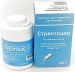 Стрептоцид, порошок для наружного применения 20 г 1 шт банка с дозатором