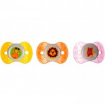 Соска-пустышка силиконовая, Бусинка 1 шт арт. 408 Кристалл с прикусом 0-3 мес