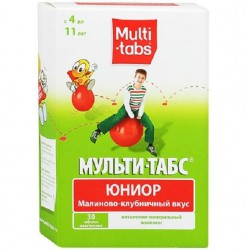 Мульти-табс Юниор табл. жев. 30 шт.