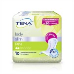 Прокладки урологические для взрослых, Tena Lady (Тена леди) №10 слим мини