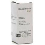 Ванкомицин, порошок для приготовления раствора для инфузий и приема внутрь 500 мг 1 шт