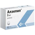 Алзепил, таблетки покрытые пленочной оболочкой 5 мг 28 шт