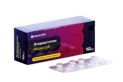 Аторвастатин Медисорб табл. п/о пленочной 10 мг 56 шт.