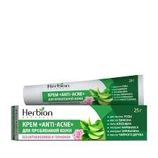 Крем Herbion Naturals для проблемной кожи Анти-акне 25 г