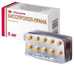 Бисопролол-Прана, таблетки покрытые пленочной оболочкой 5 мг 90 шт