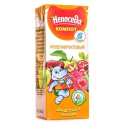 Компот Непоседа мультифрукт с 6 мес 200 мл