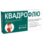 Квадрофлю, таблетки 30 мг+500 мг+10 мг+2 мг 20 шт