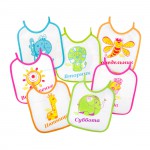 Слюнявчик клеенчатый, Пома 7 шт арт. 116 неделька с 5 мес.