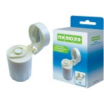 Контейнер для таблеток, Пилюля с делителем размельчителем и мензуркой