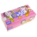 Платочки бумажные, Bella (Белла) 100+50 шт бэби хэппи универсальные двухслойные Ляльки