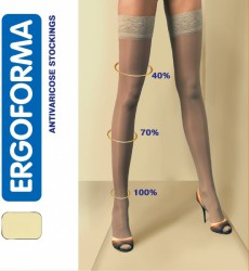 Чулки антиварикозные Ergoforma 2 класс компрессии 23-32 мм р. 2