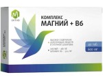 Комплекс Магний + В6, М актив таблетки 600 мг 60 шт